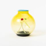 Small blown glass vase Transjö Hytta (Sweden)