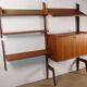 Modular Scandinavian wall library – Blindheim Møbelfabrik – 1960