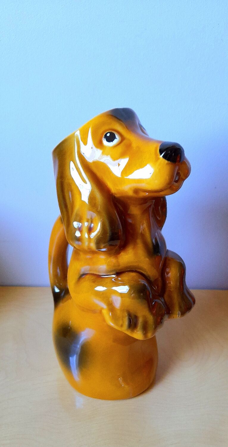 Pichet en barbotine Tekel 70s
