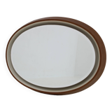 1970s Italian Plastic Mirror with Back Light