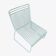 Outdoor or indoor wrought iron armchair