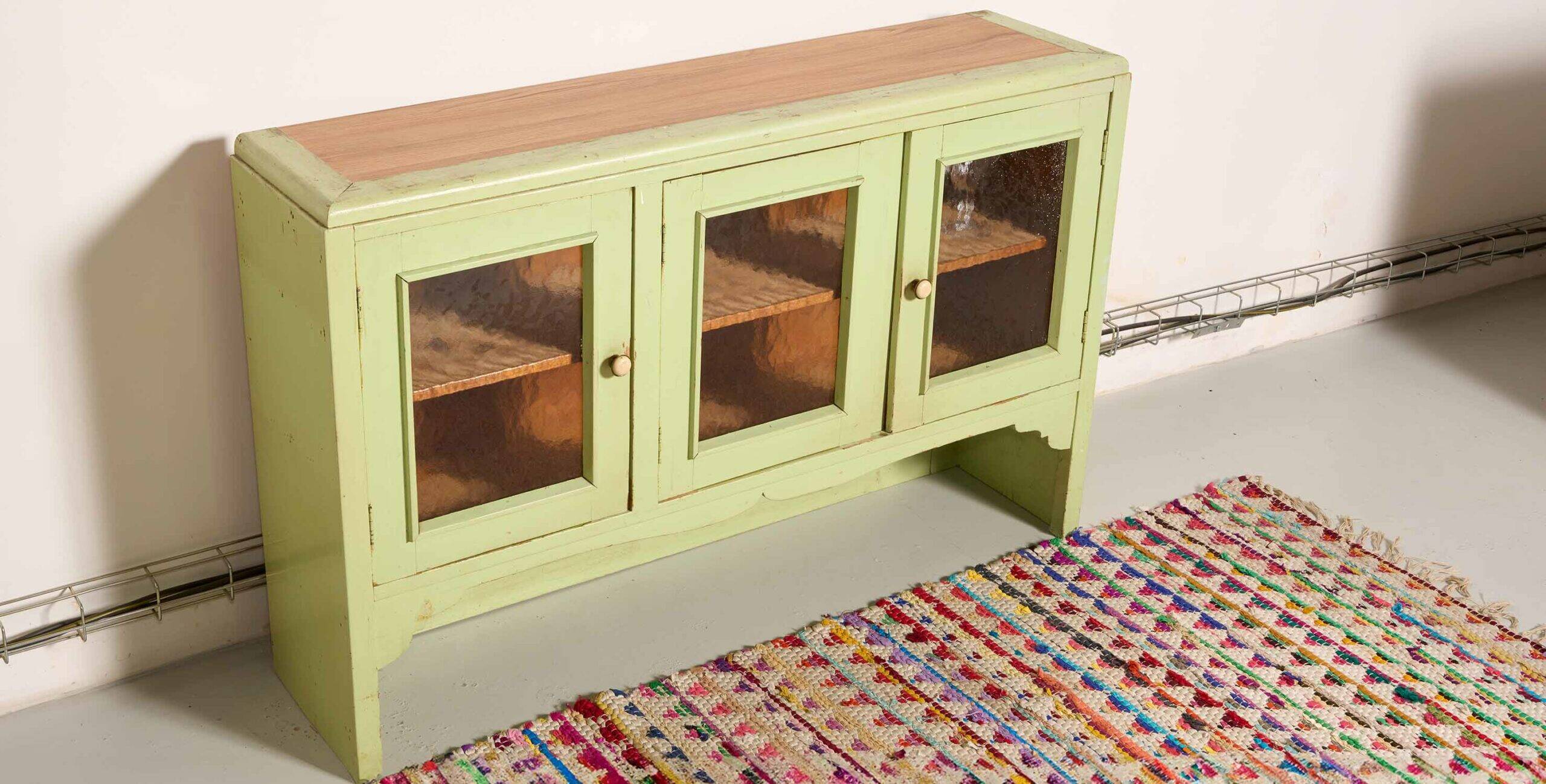 Vintage rustic sideboard, dresser, L120cm