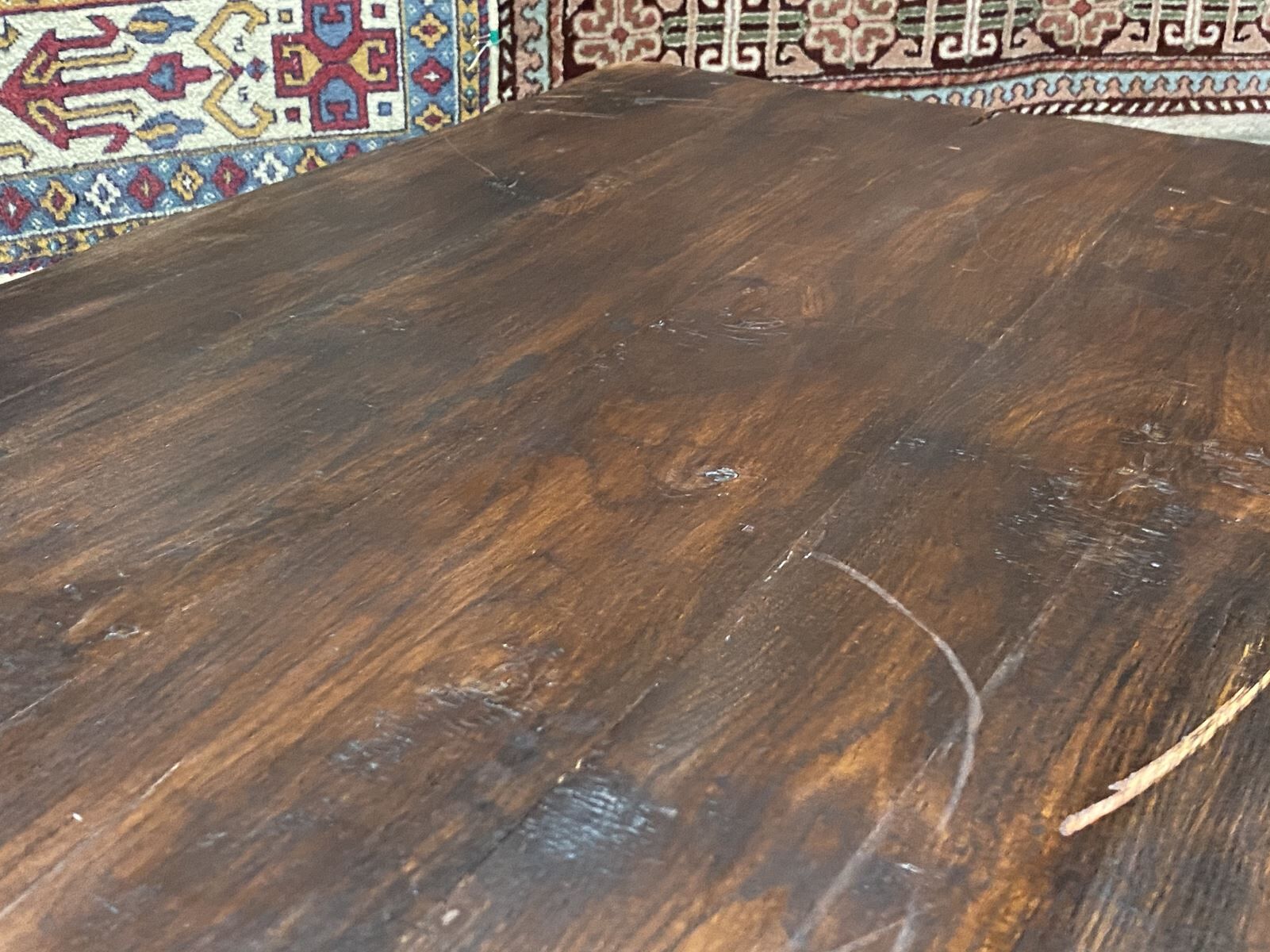 1930s oak monastery table