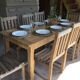 Ancienne table de ferme rénovée