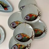 Service à poisson 13 pièces, Bernard Serraz 1960