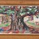 Swedish Oil on Canvas – “Obscured by a Tree” by Bertil Wahlberg