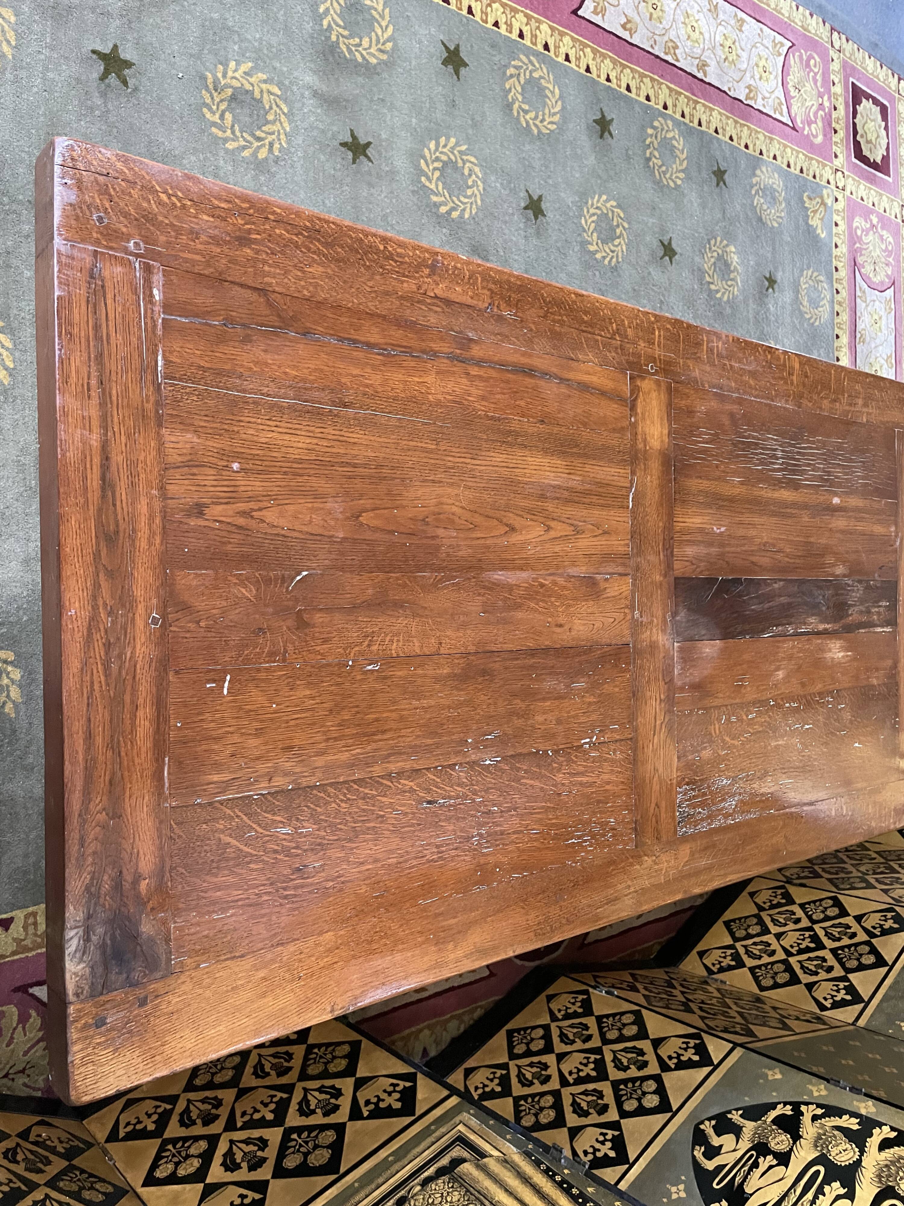 Oak monastery table 250 cm