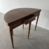Console demie Lune - table à jeux