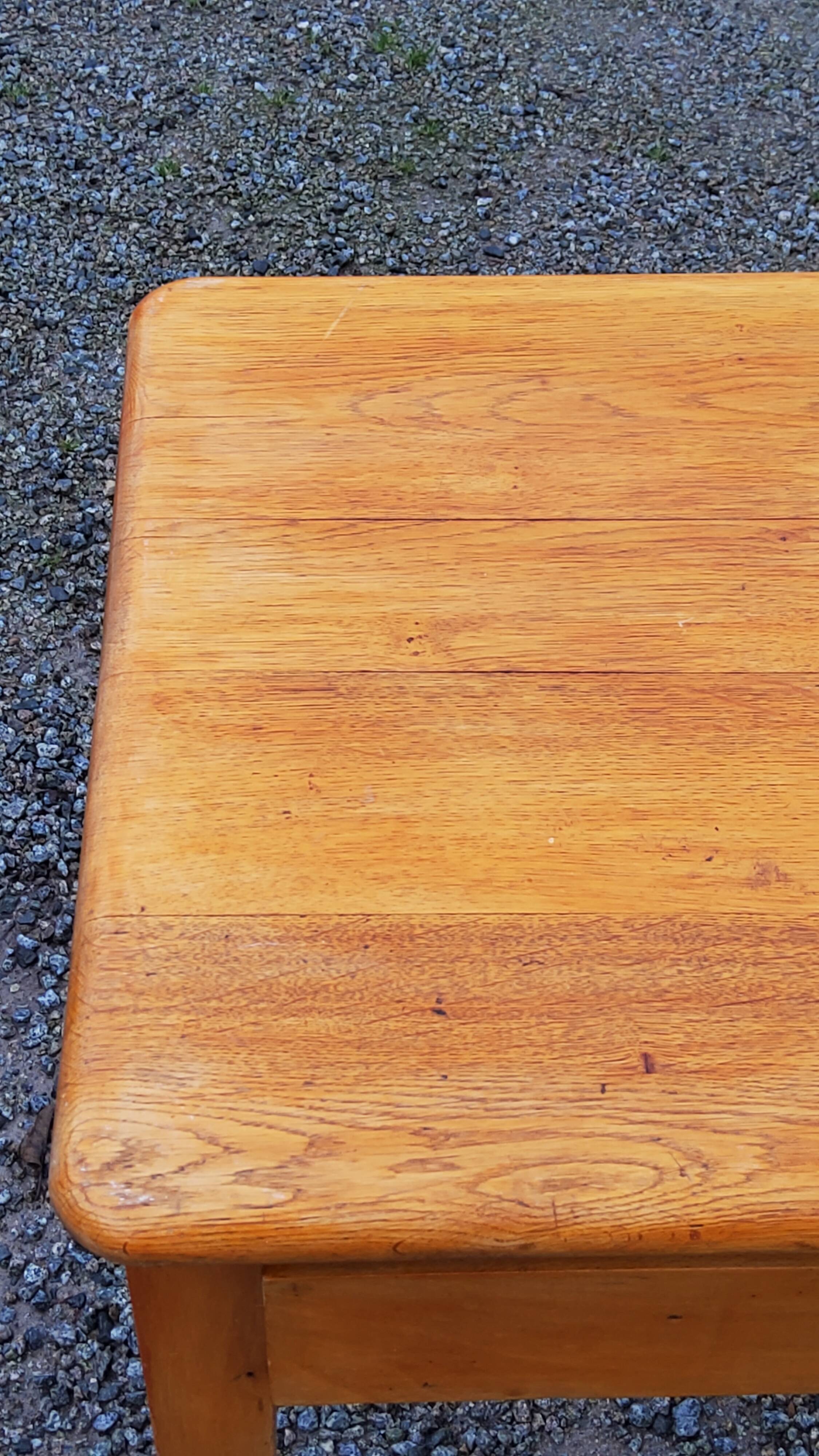 Writing table oak desk feet bobbins from the 50s