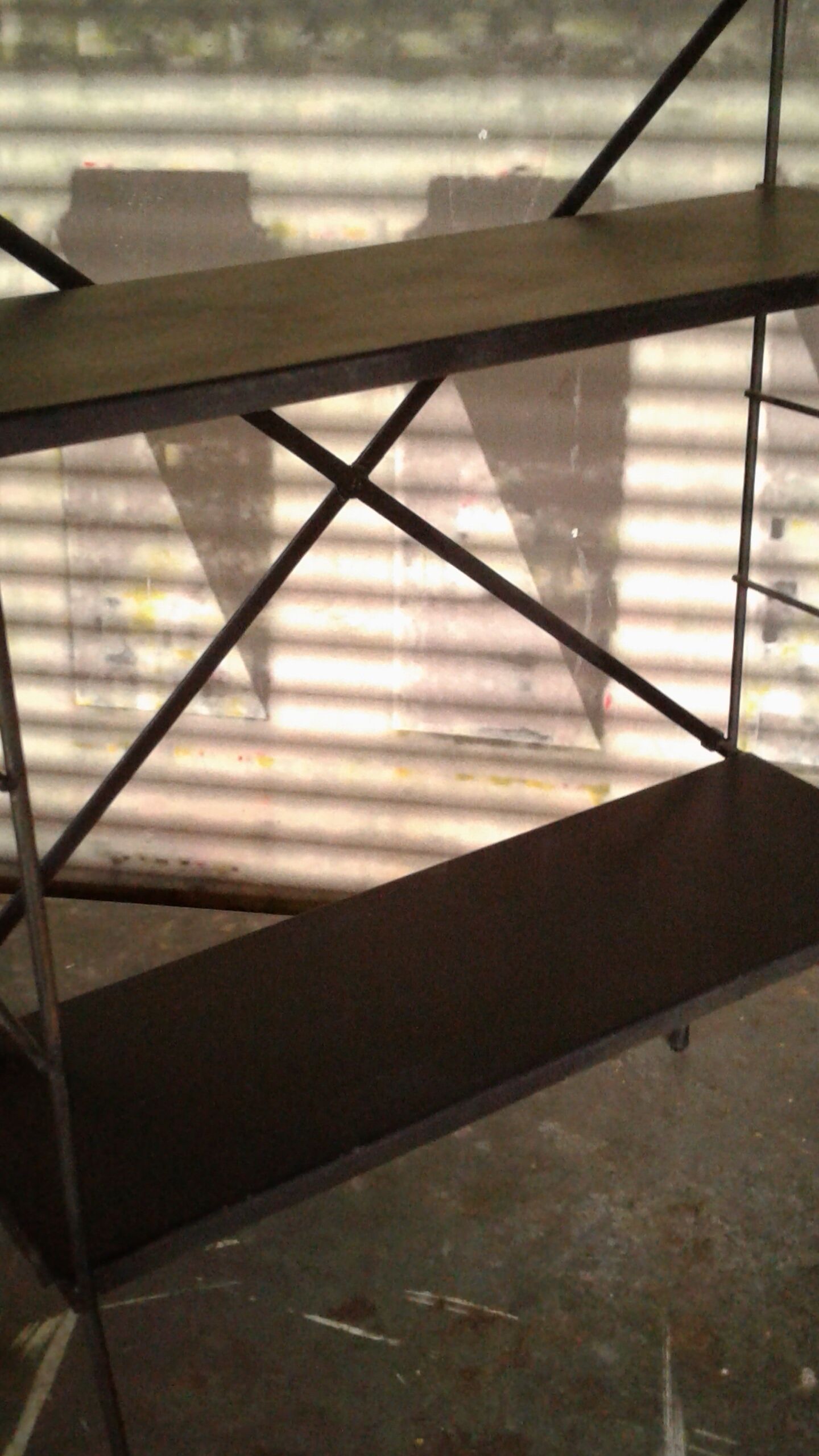 Shelf string taken end sofa