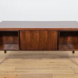 Mid-Century Model 77 Freestanding Desk in Teak from Omann Jun, 1960s
