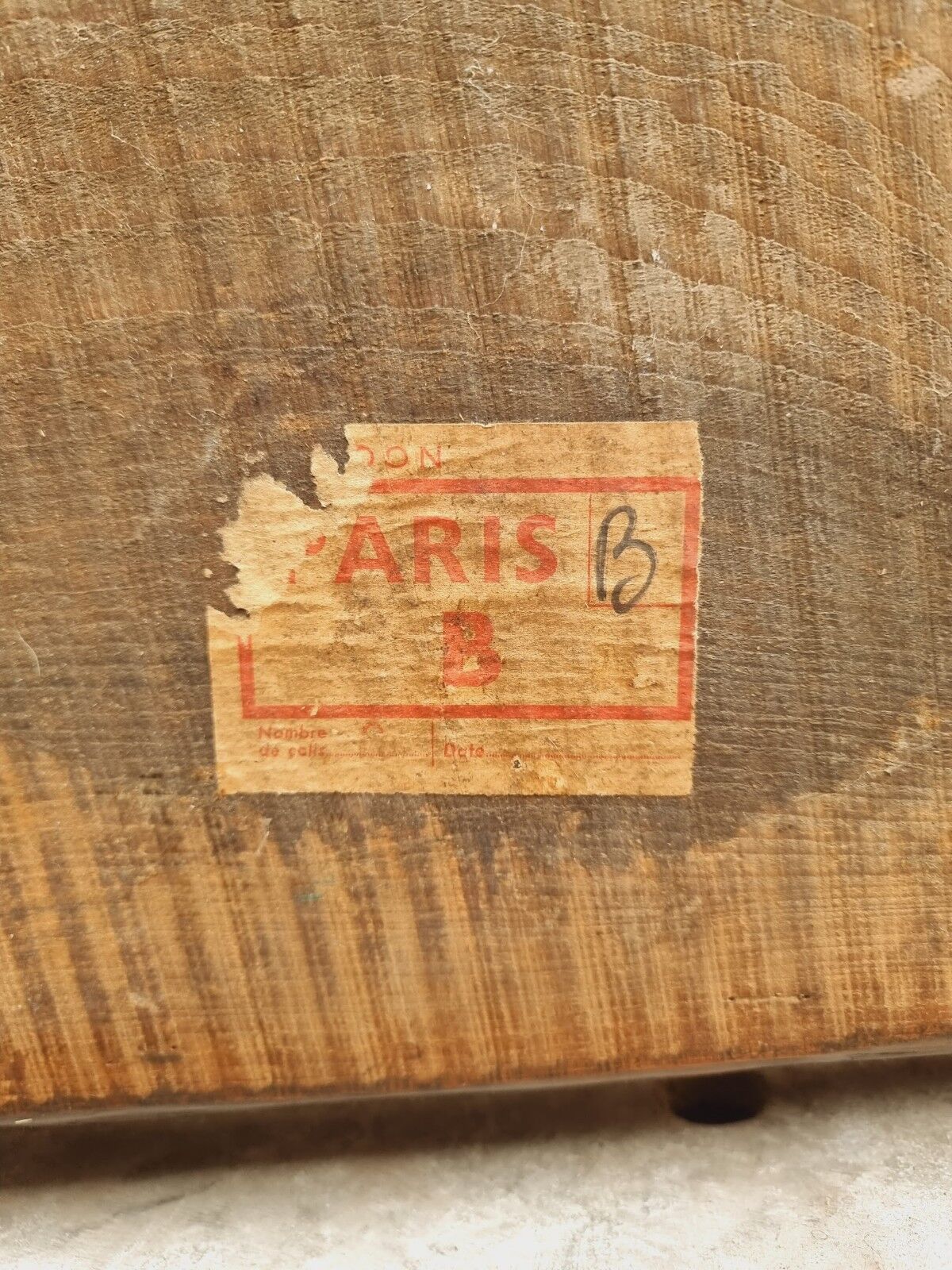 Vintage coffee table brutalist design Paris