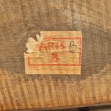 Vintage coffee table brutalist design Paris