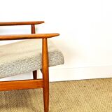 Scandinavian teak armchair 1960