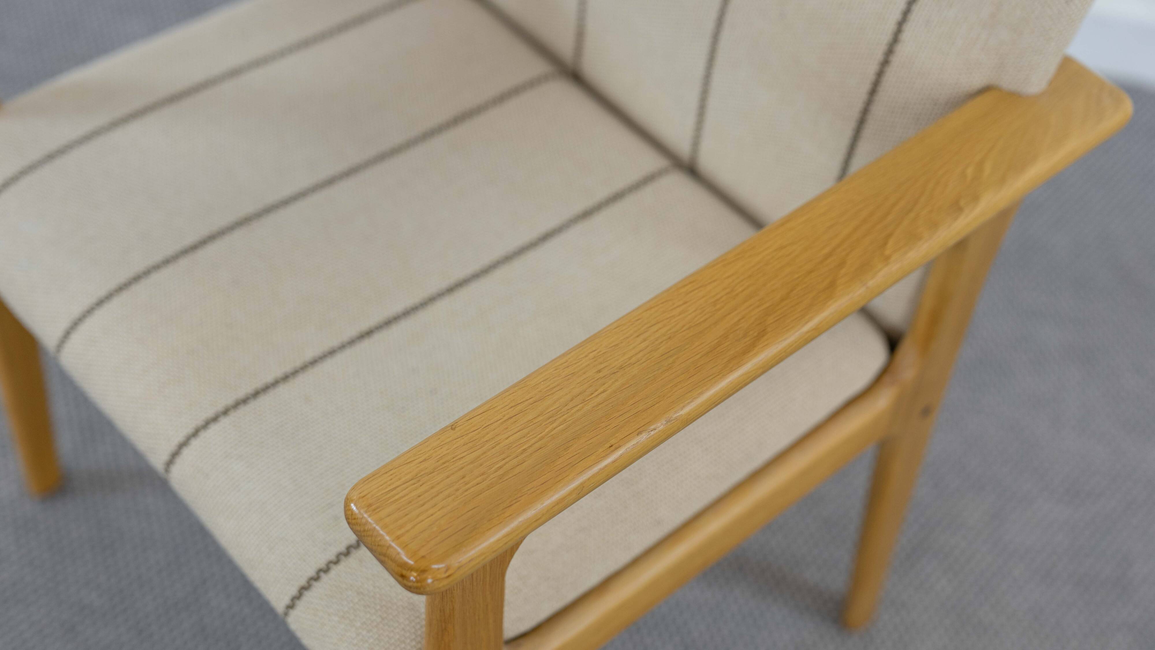 Pair of danish highback chairs by domus danica