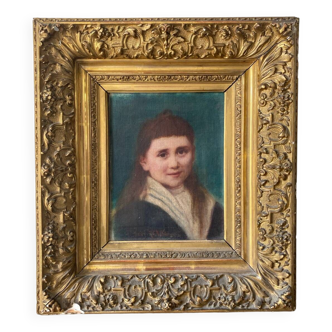 19th century portrait signed