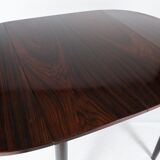 Dining table in rosewood with extensions designed by Arne Vodder from the 1960