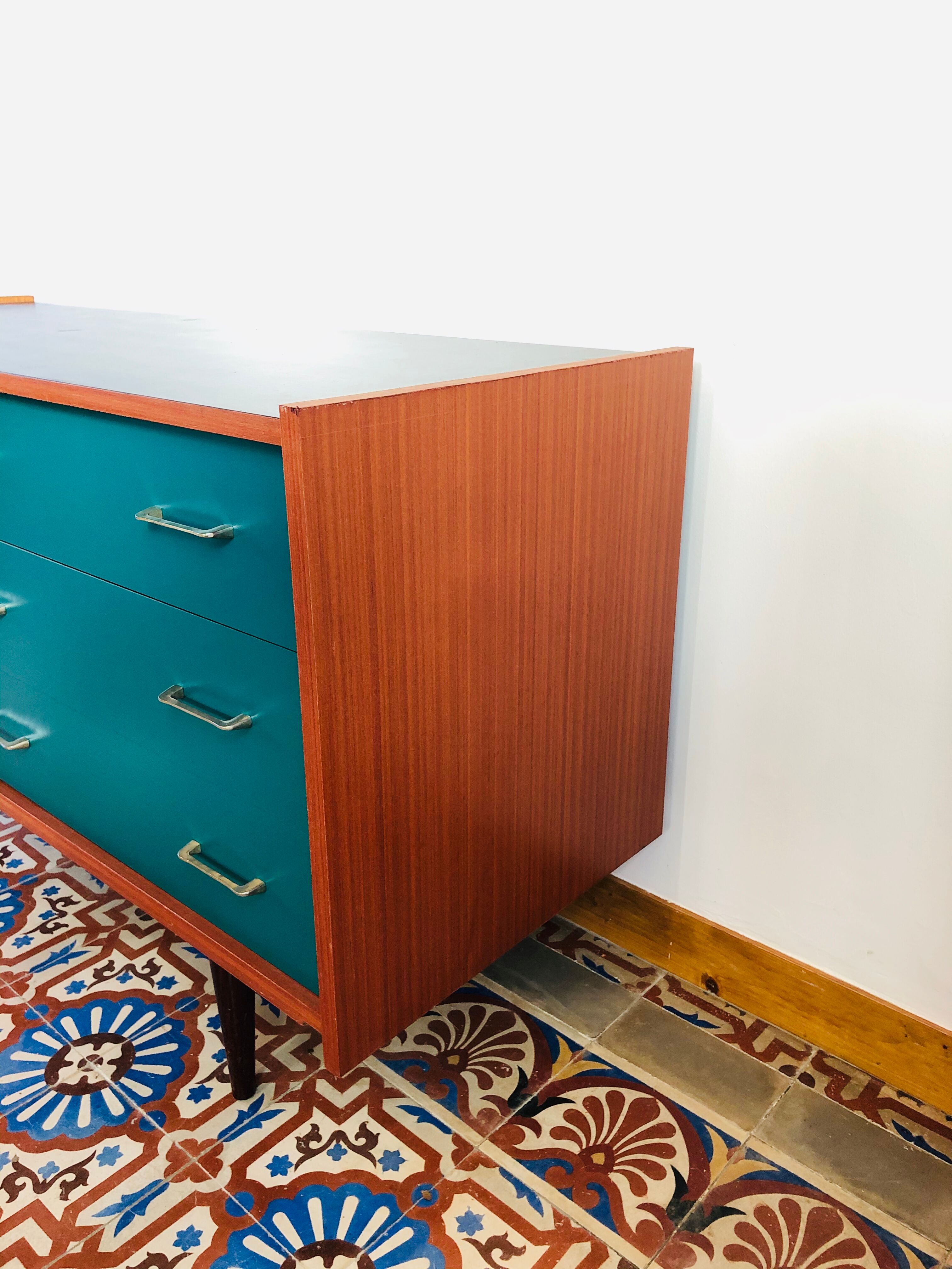Vintage teak dresser