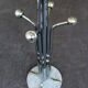 Parrot coat rack in chrome metal, 1970.