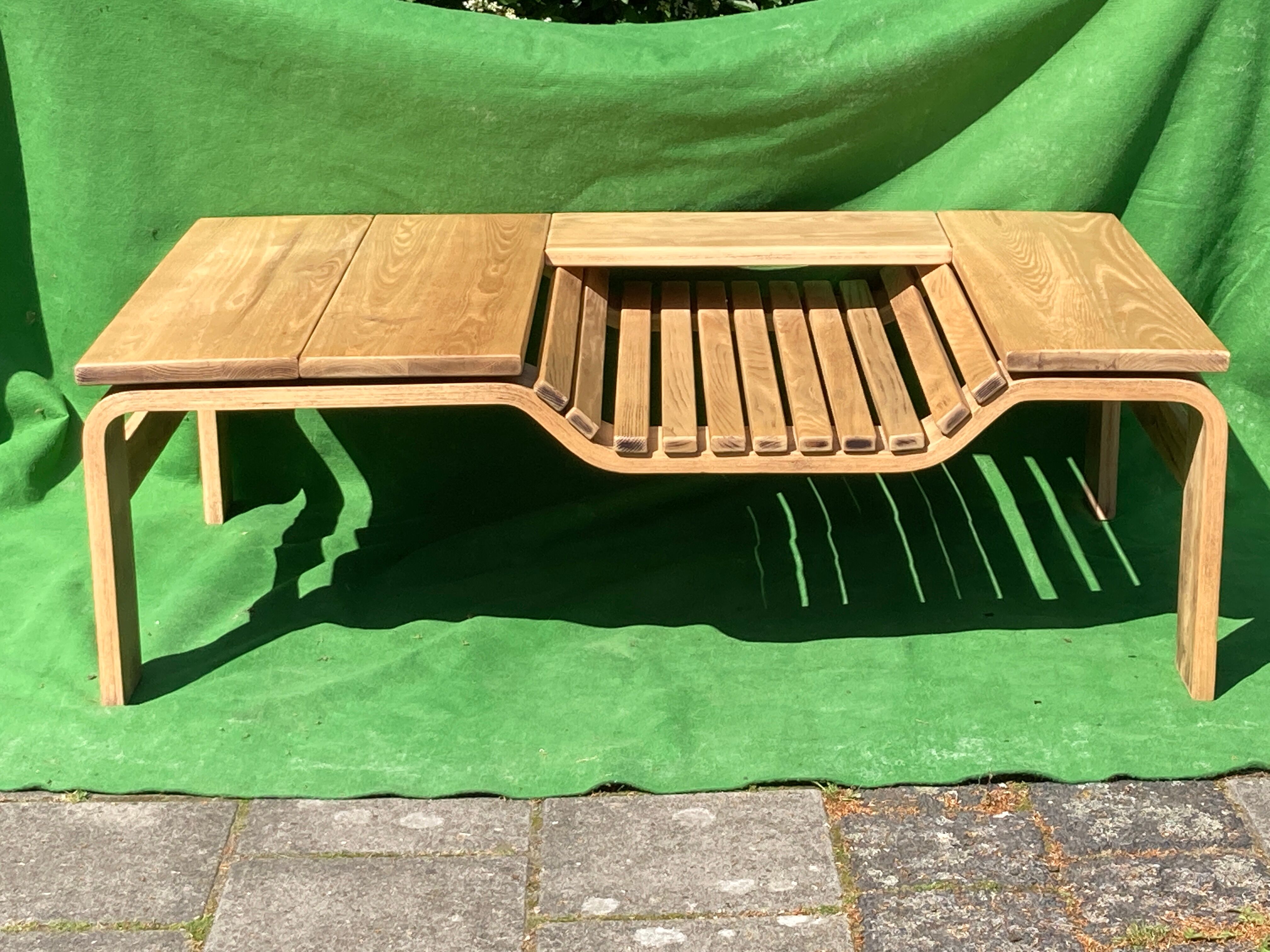 Midcentury Danish or Scandinavian side or coffee table bench