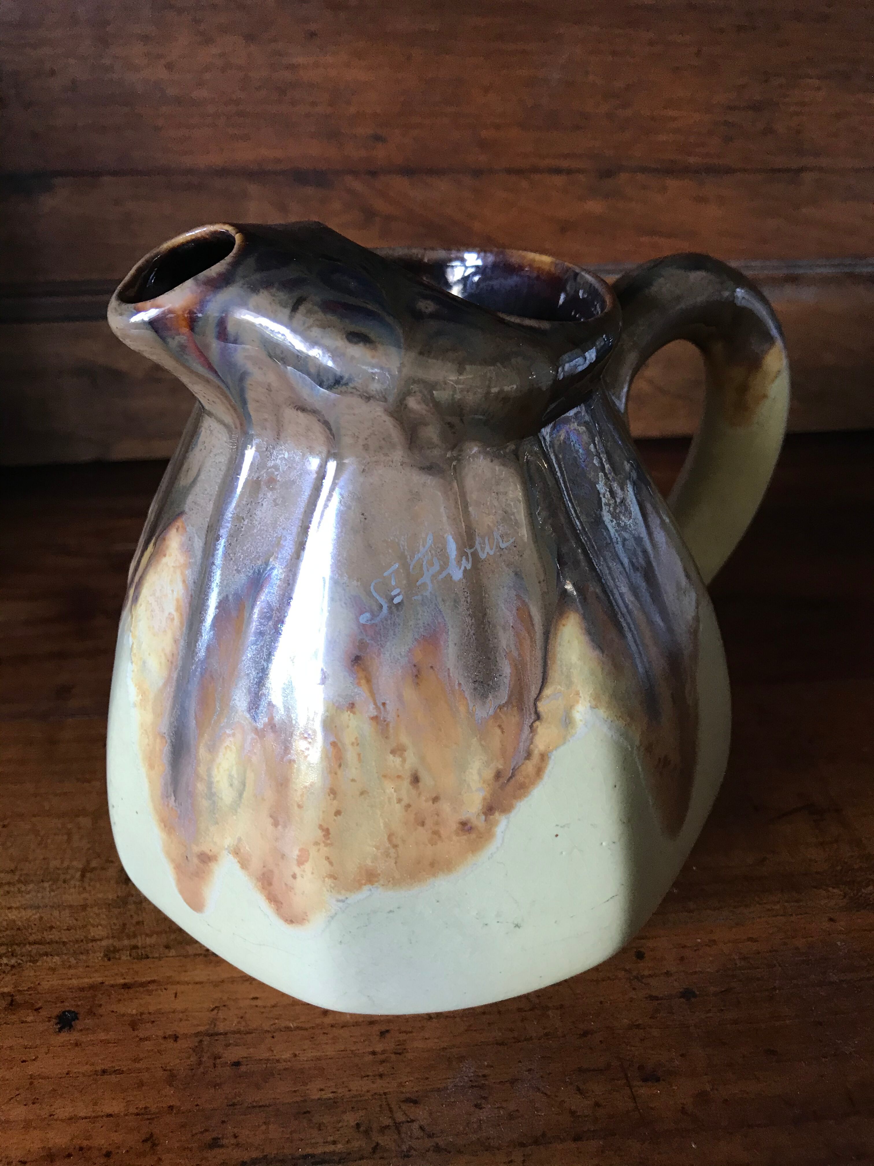 Vintage ceramic pitcher
