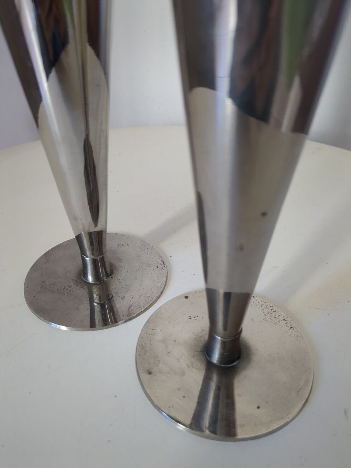 Modernist candlestik candle holders from the 1940s