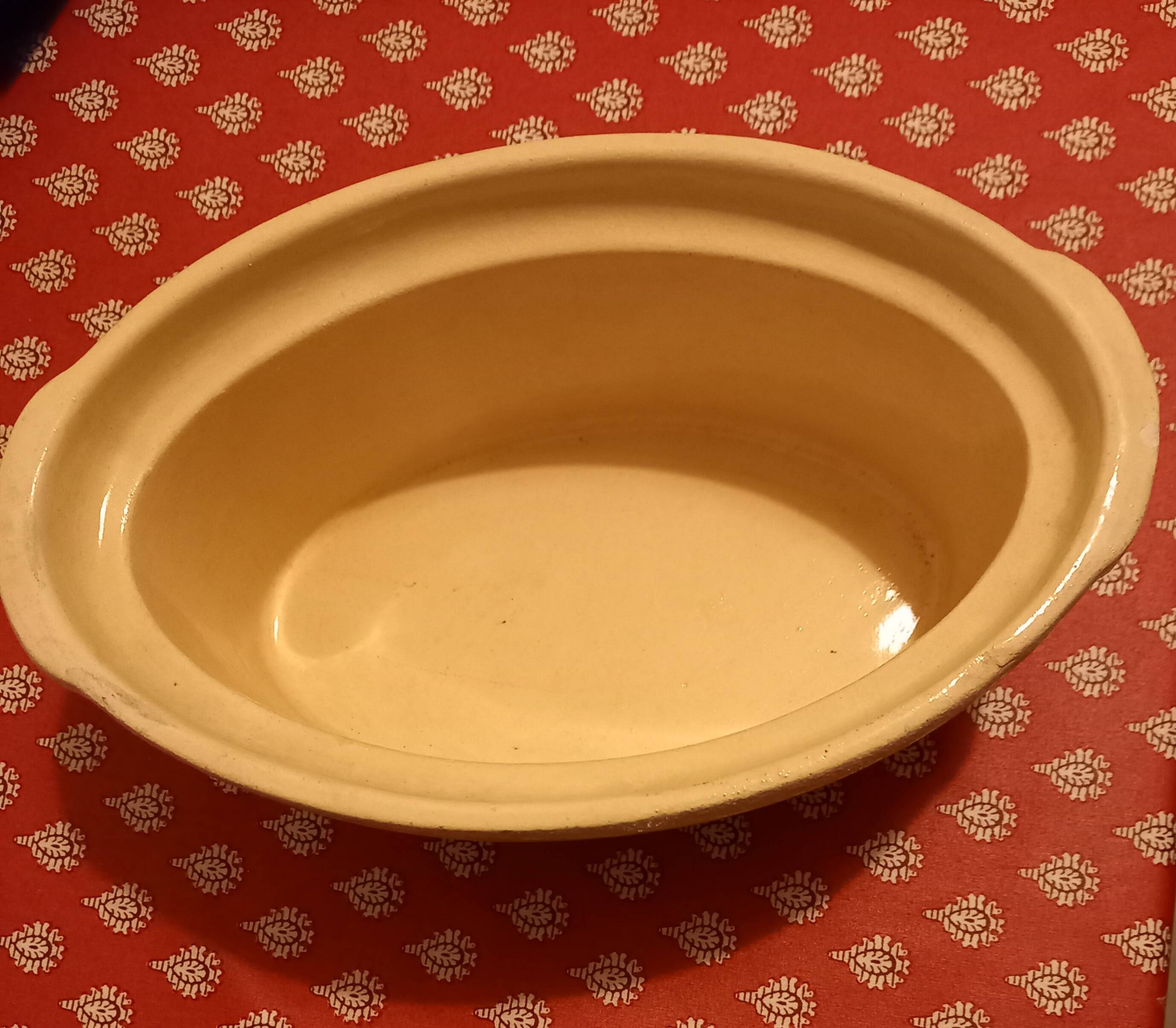 Old vintage oven dish