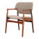 Oak armchair, designer: Ejner Larsen & Aksel Bender Madsen for Fritz Hansen
