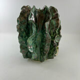 Valgo iridescent green design vase