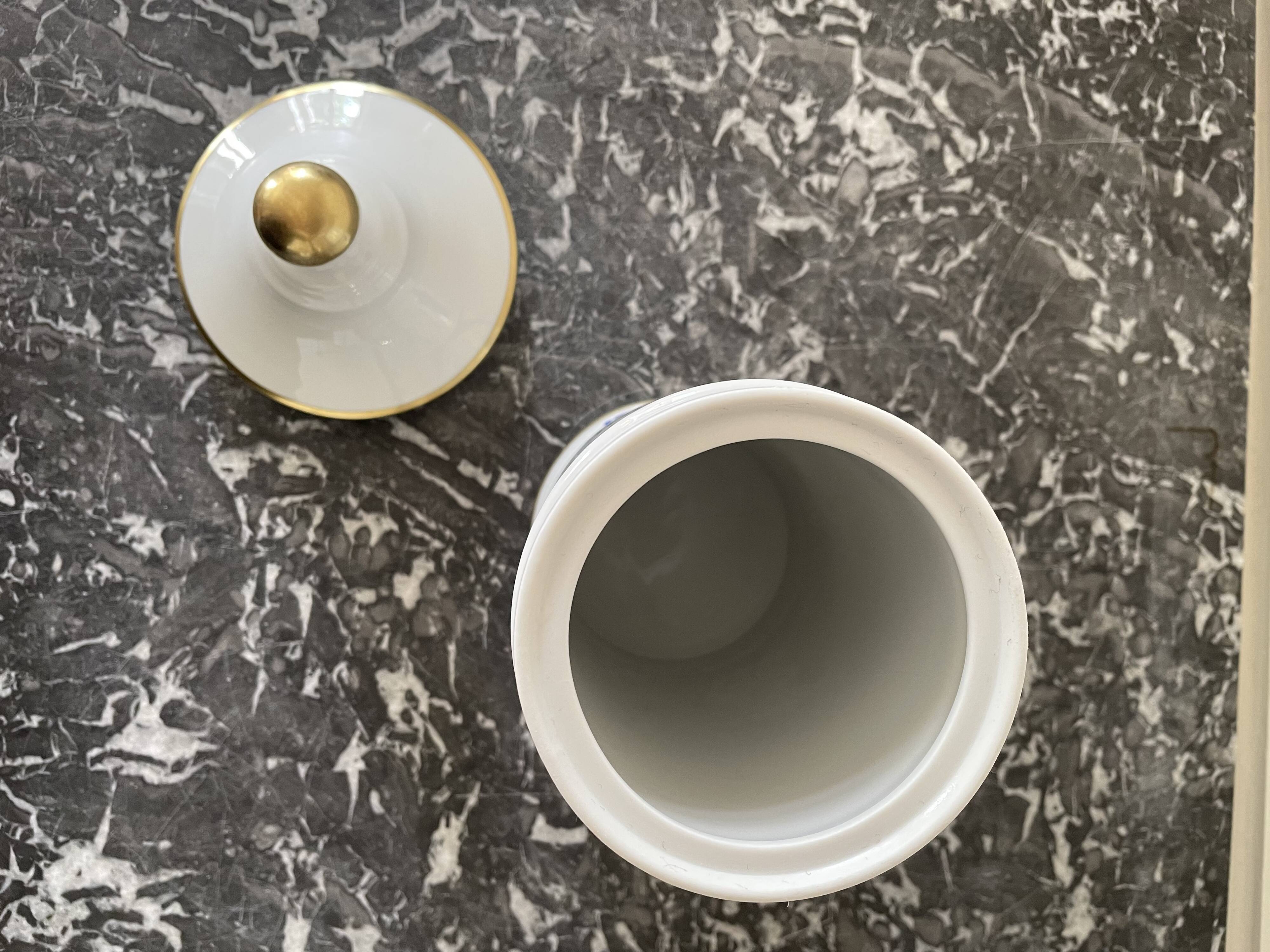 Limoges Ternet porcelain medicine jar