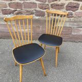 Pair of scandinavian chairs 60s