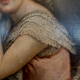 Huile sur toile Portrait de jeune femme en buste " XX siècle