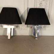 Pair of Lumica wall lamps, Italy, 1970s