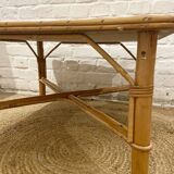 Rattan coffee table