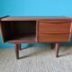 Small chest of drawers or entrance console in teak. Denmark 1960