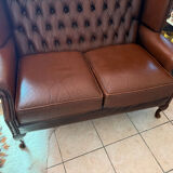 Chesterfield 2-seater Queen Anne sofa