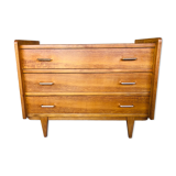 Oak chest of drawers, Scandinavian style, circa 60