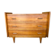 Oak chest of drawers, Scandinavian style, circa 60