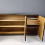 Graphical brutalist credenza, 1970s