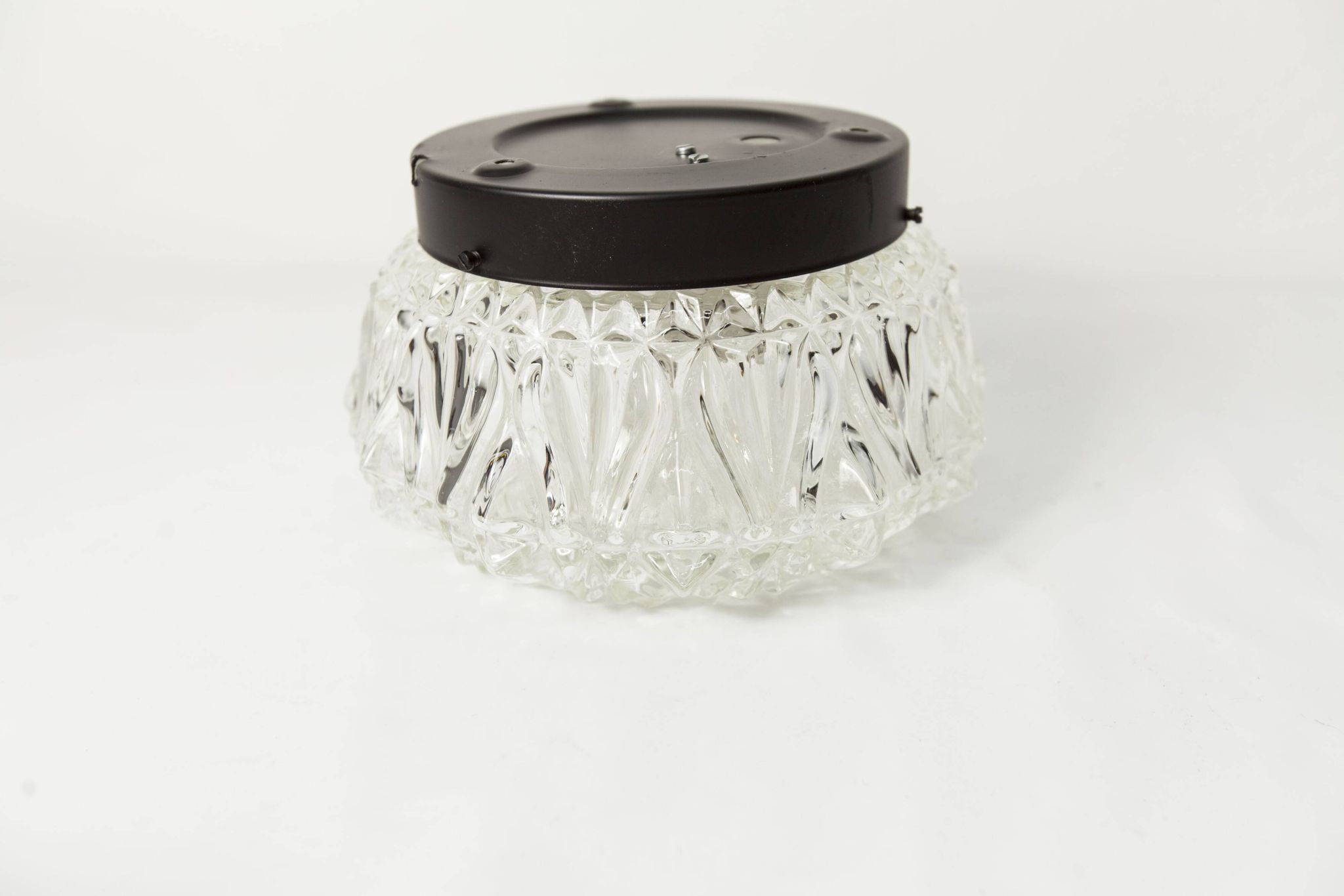 1960s floral round ceiling light