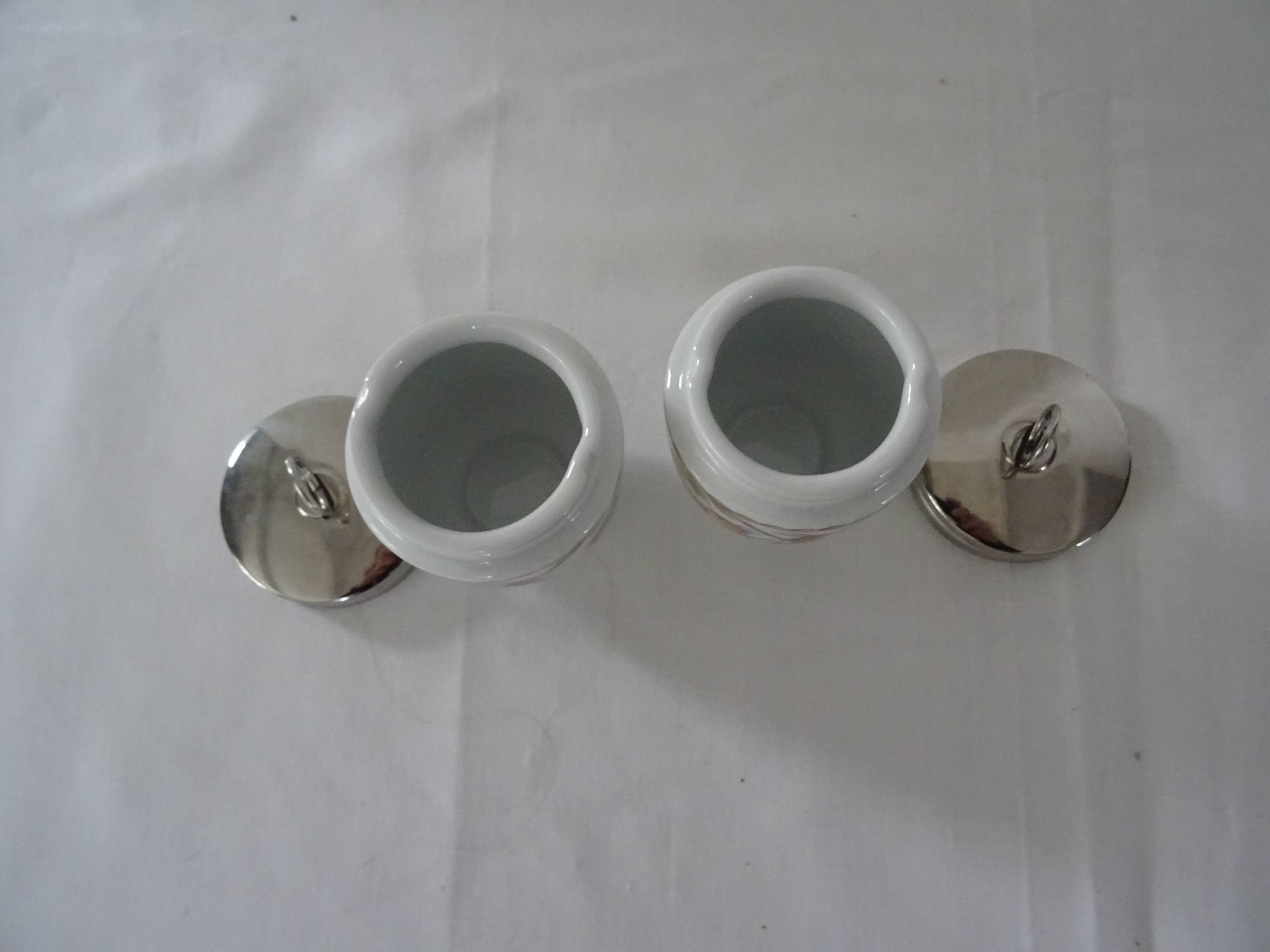 2 baked eggs english porcelain Royal Worcester