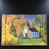 Painting The Chapel in Autumn