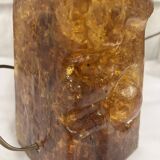 vintage fractal resin lamp 60s/70s