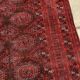 Vintage Uzbek Handmade Bukhara Rug, 4.5' x 5.10' (137cm x 181cm), 1960s