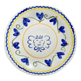 Dessert plate blue