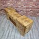 Rare Low Art Deco Blonde Burl TV Console Sideboard - 1930s Fully Restored