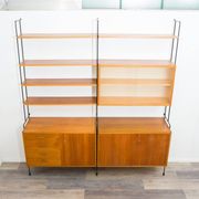Mid-century teak shelf, designed by Hilker for Omnia, Germany, 1960s