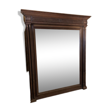Grand miroir Trumeau, bois, vintage, Henri I