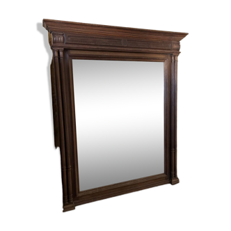 Grand miroir Trumeau, bois, vintage, Henri I