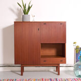 Vintage high sideboard, modernist style, L116cm